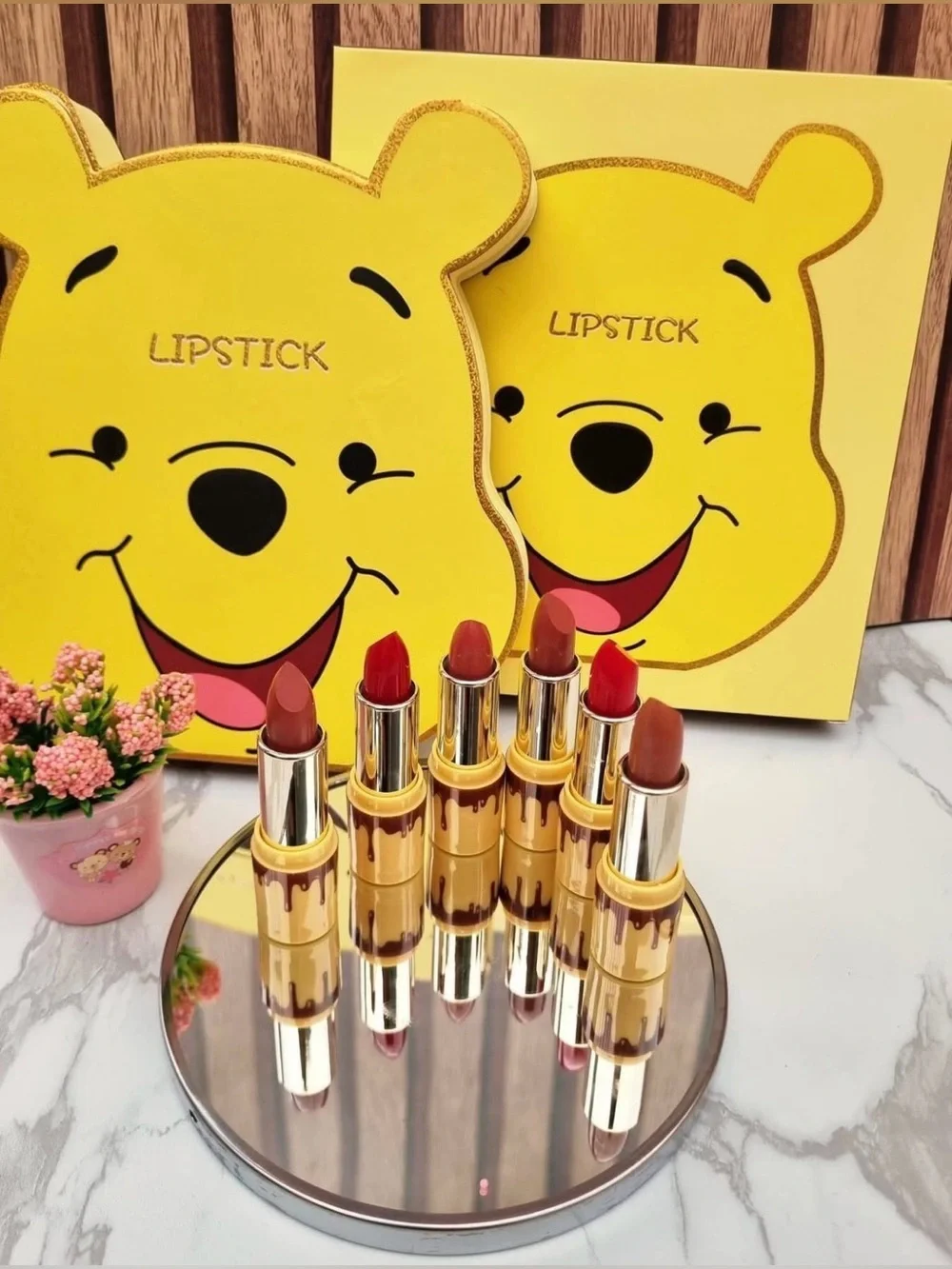 NEW Winnie the Pooh 6PC scented lipstick collection